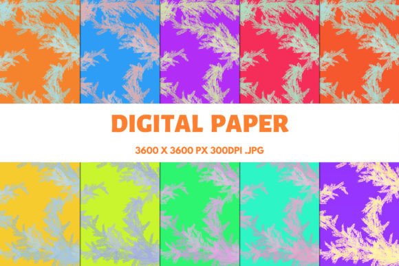 Abstract Leaf Digital Papers: A Versatile Resource for Creative Projects