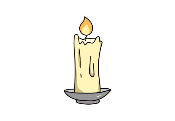 Candle Illustration Clipart