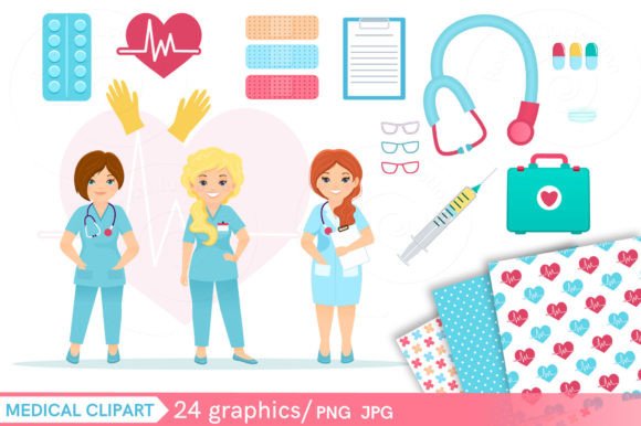 Clip Art Medical: A Versatile Graphic Set for Creative and Professional Use