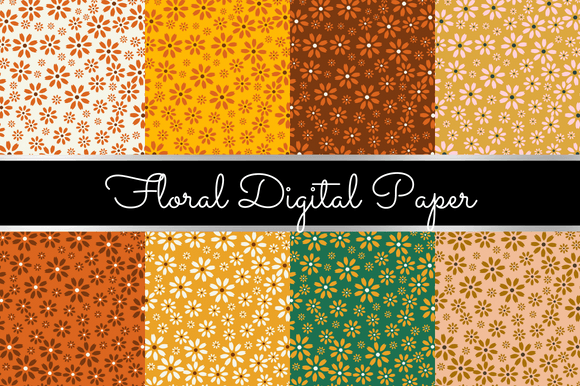 Floral Digital Paper: A Versatile Resource for Creative Projects