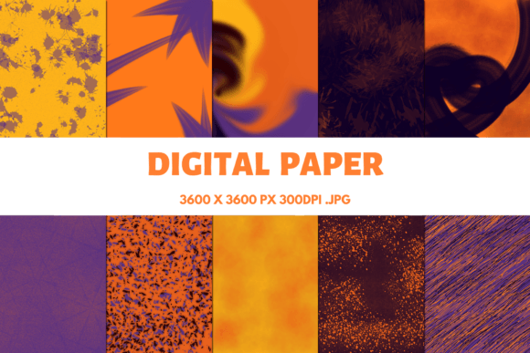 Halloween Digital Papers: A Versatile Resource for Creative Projects