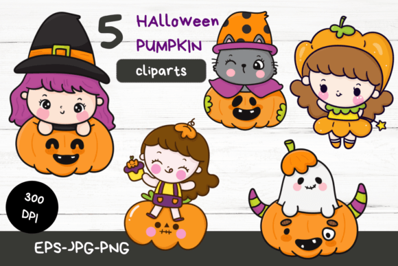 Halloween Pumpkin.Cute Halloween Cartoon: A Versatile Design Resource for Creative Projects