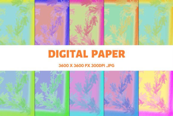 Leaf Abstract Digital Papers: A Versatile Design Resource for Creative Projects