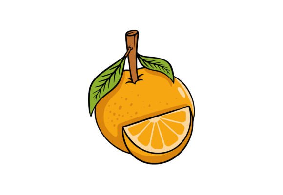 Orange Artwork SVG for Creative Projects