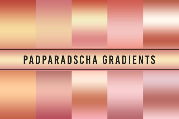 Padparadscha Gradients: Elevating Digital Creativity with Vibrant Color Transitions