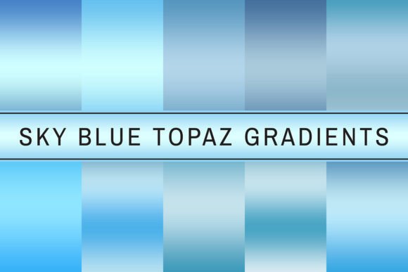 Sky Blue Topaz Gradients: Elevating Your Creative Projects with a Touch of Modern Elegance