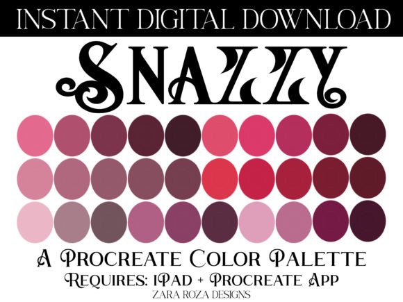 Snazzy Procreate Color Palette