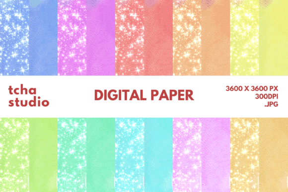 Touch the Sea Watercolor Digital Papers: A Versatile Design Resource for Creative Projects